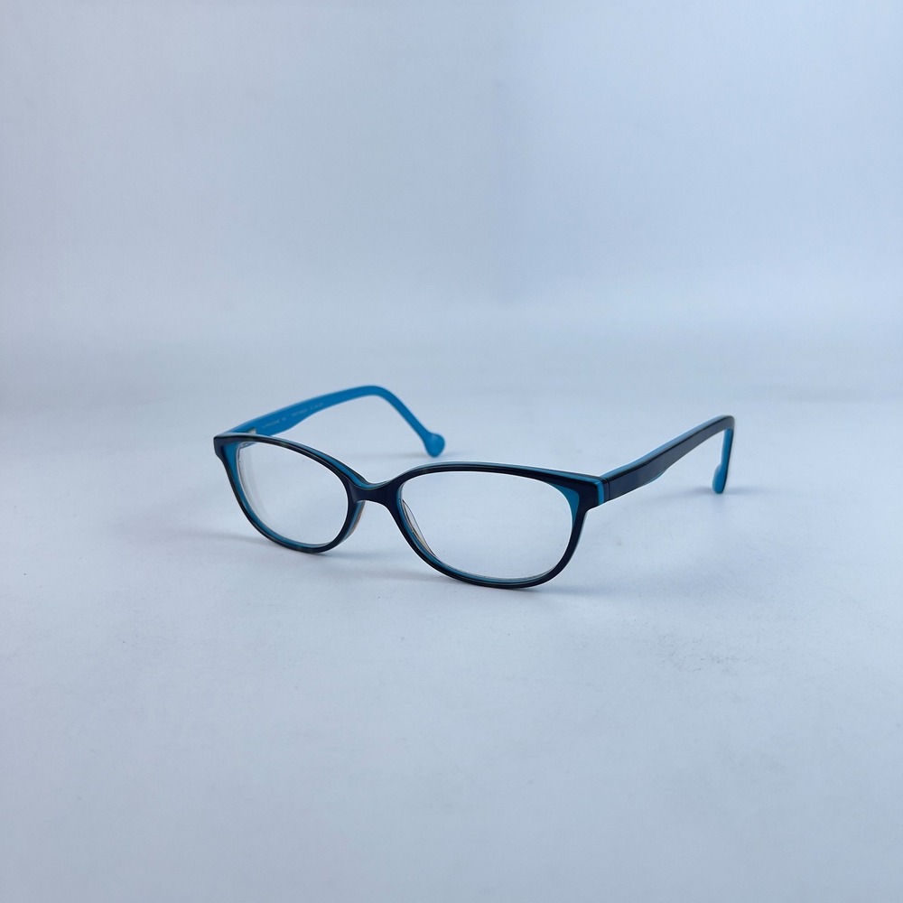 Lisa Loeb Hurricane 162 Women Eyeglasses Frame Aqua Full Rim 51-16-135